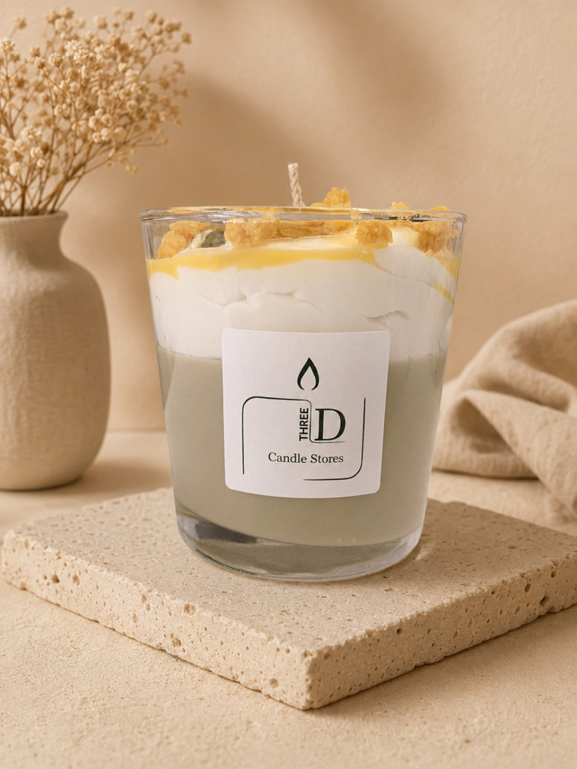 Pistachio Caramel Bliss Dessert Candle